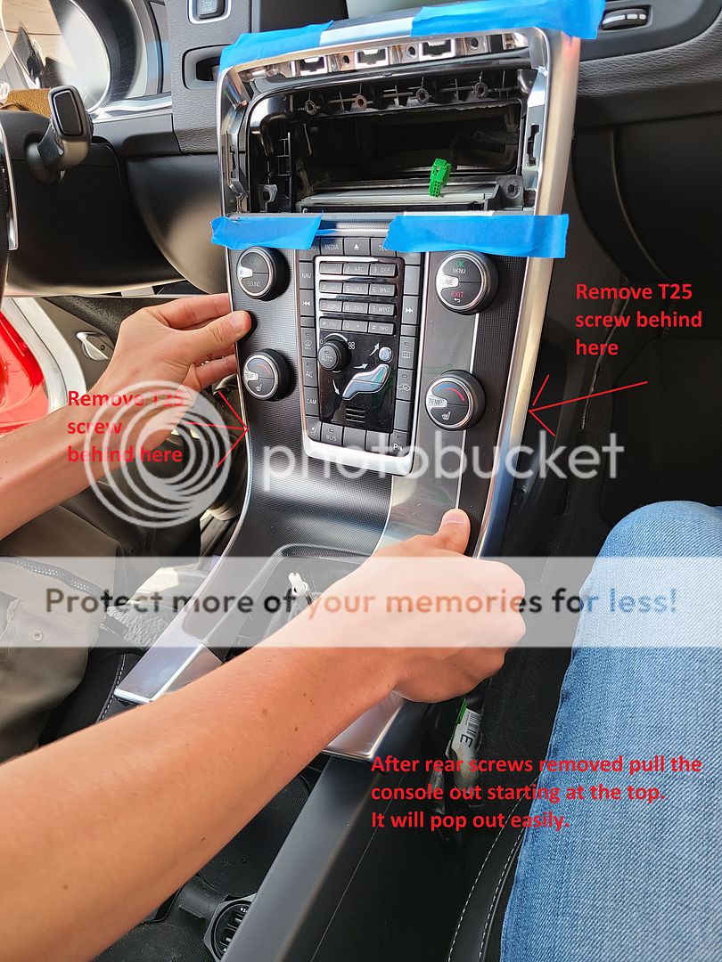 How To Center dash Radio HVAC trim removal, Center console removal